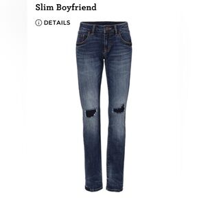 CAbi Women's Dark Blue Jeans, size 10. Style 5695